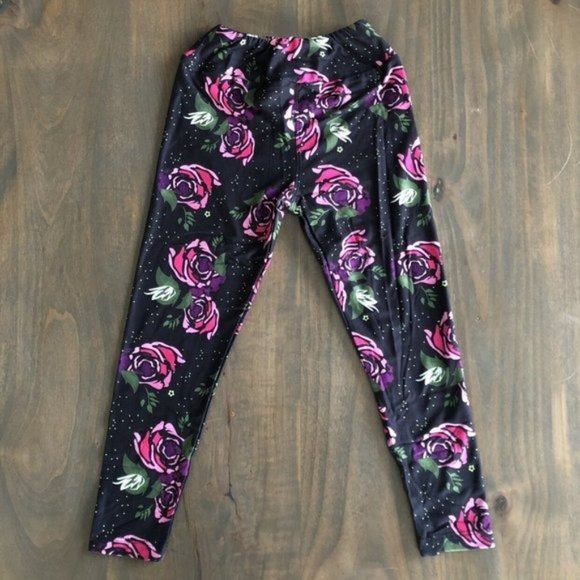 2T- 5 Pink Beauty Leggings - Picture 2 of 3